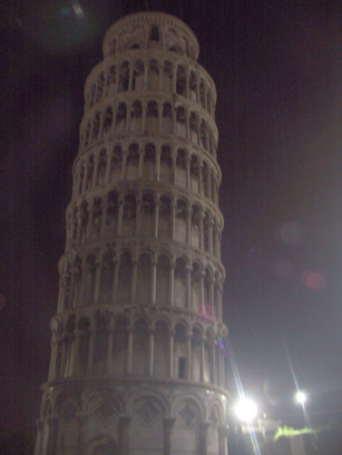 Pisa at night