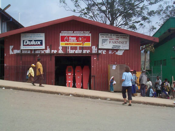 Kundiawa hardware shop