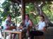 Doug, Rob, Sharron relaxing