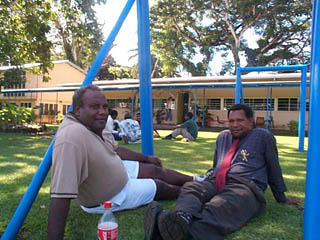 Joe and Lawrence lunch day2