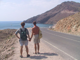Simon Mark holding hands
