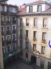 Looking out of pensione