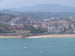 Looking over beach