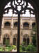 Cloisters  arches to garden