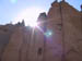Sun over hill