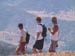 3 lads looking at view