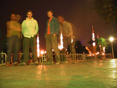 Blue Mosque lads spacey