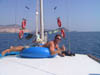 Rob relaxing on deck