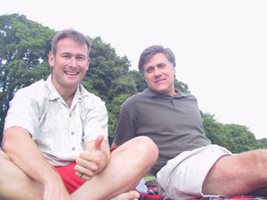 Rob and Mike at polo