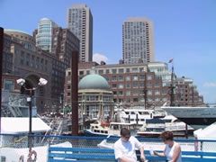 Boston harbourside
