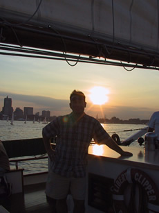 Liberty Clipper Rob sunset