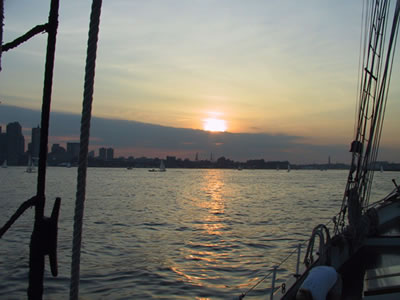 Liberty clipper sunset1
