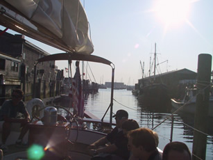 Madeline berthed