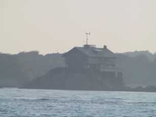 Newport house on rock