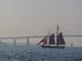Newport bridge and schooner