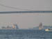 Newport bridge and tanker