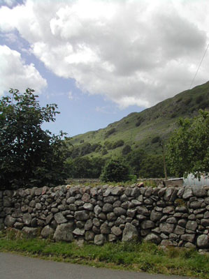 Eskdale Mill wall