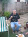 BBQ Iain eating kebab